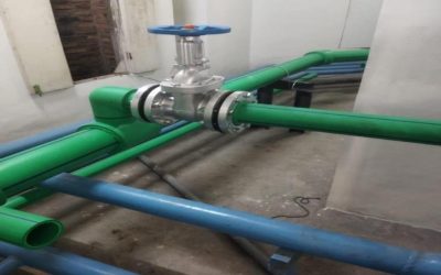 Penggantian Pipa Air Bersih Gedung